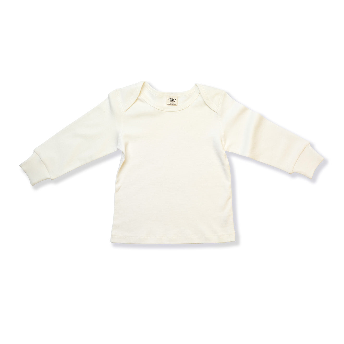 Langarmshirt aus unbehandelter naturfarbener Baumwolle EverbasicsxFibreForGood